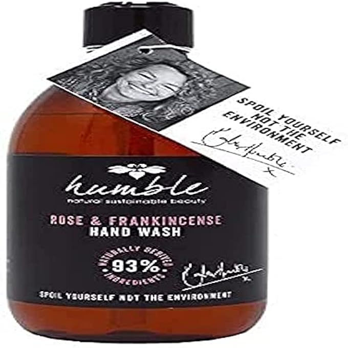 Humble ROSE & FRANKINCENSE HAND WASH (285ML) - KATE PRODUCTS ARE CAREFULLY CREATED SO THAT YOU CAN SPOIL YOURSELF WITHOUT SPOILING THE ENVIRONMENT. CRUELTY FREE. - Image 1